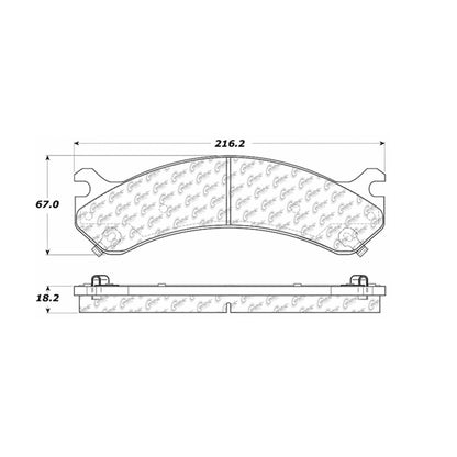 Centric Parts Disc Brake Pad Set 300.07840