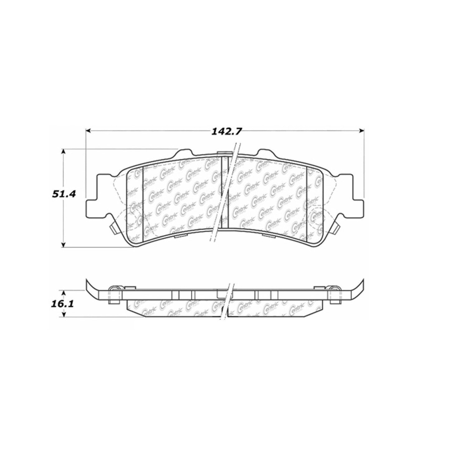 Centric Parts Disc Brake Pad Set 300.07920