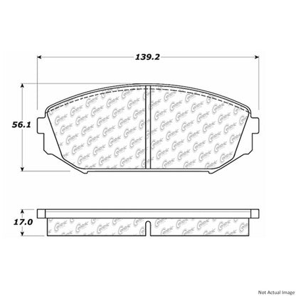 Centric Parts Disc Brake Pad Set Premium Semi-Metallic with Shims and Hardware for 2001-2002 Acura MDX 1999-2004 Honda Odyssey 300.07930