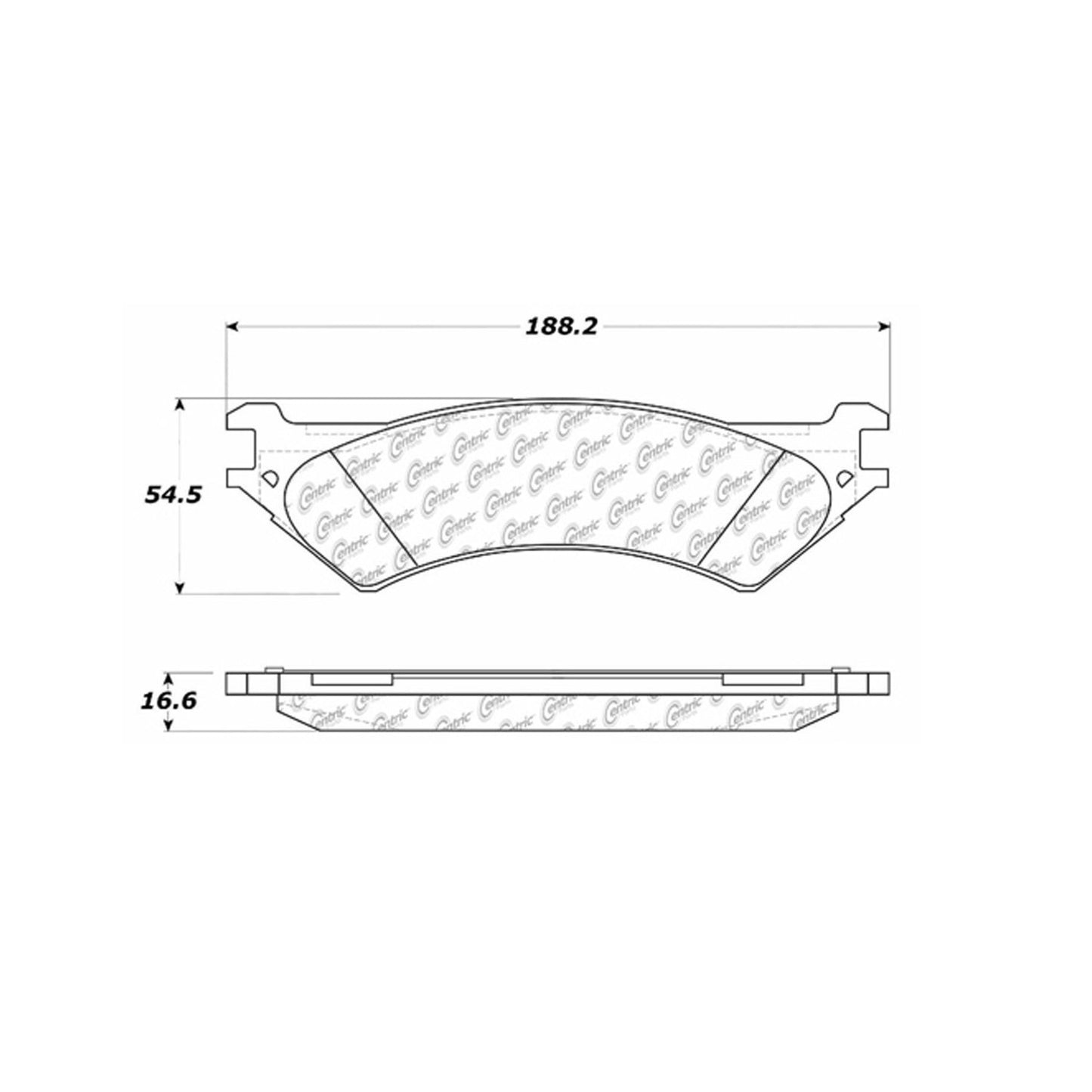 Stoptech Centric Centric Premium Brake Pads 300.08020