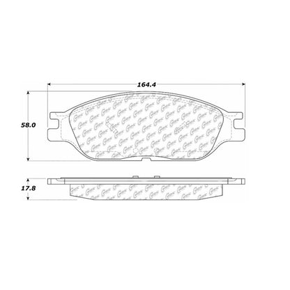Centric Parts Disc Brake Pad Set 300.08030