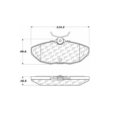 Stoptech Centric Centric Premium Brake Pads 300.08060