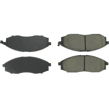 Centric Parts Disc Brake Pad Set Premium Semi-Metallic with Shims and Hardware 300.08300