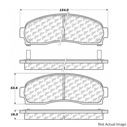 Centric Parts Disc Brake Pad Set 300.08330