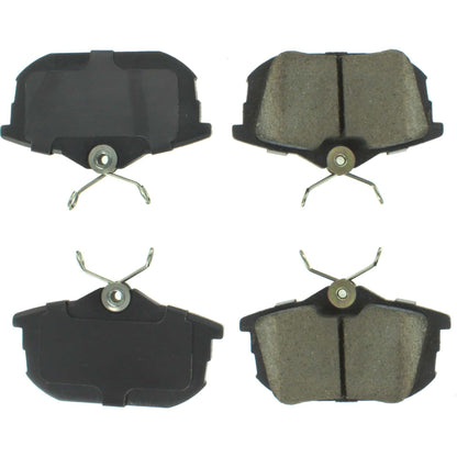 Centric Parts Disc Brake Pad Set Premium Semi-Metallic with Shims 300.08380