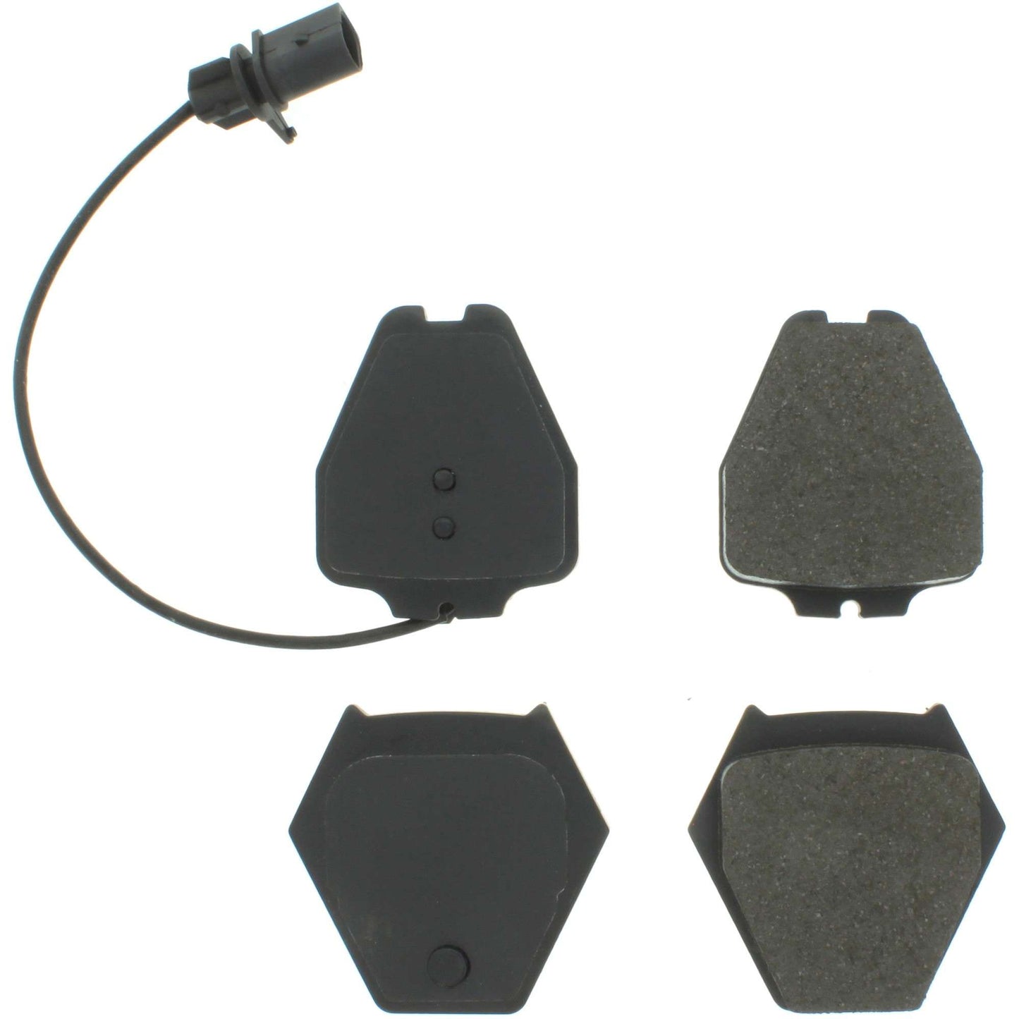 Centric Parts Disc Brake Pad Set Premium Semi-Metallic with Shims and Hardware 300.08390
