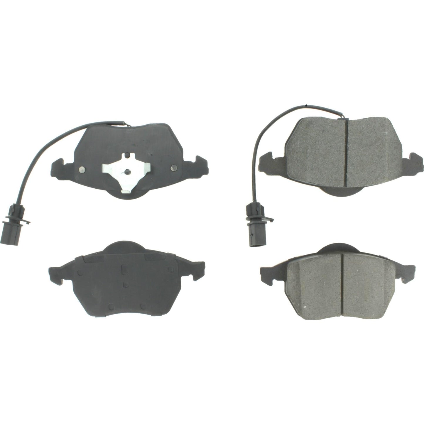 Centric Parts Premium Semi-Metallic Brake Pads with Shims for Audi A4 2008-1999, VW Passat 2005-1999