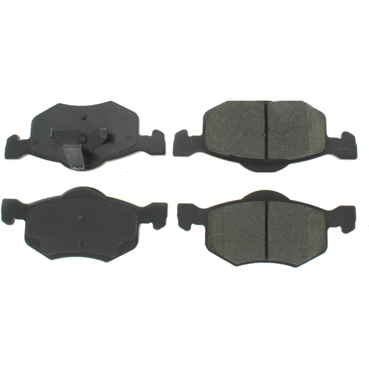 Centric Parts Disc Brake Pad Set Premium Semi-Metallic with Shims and Hardware 300.08430