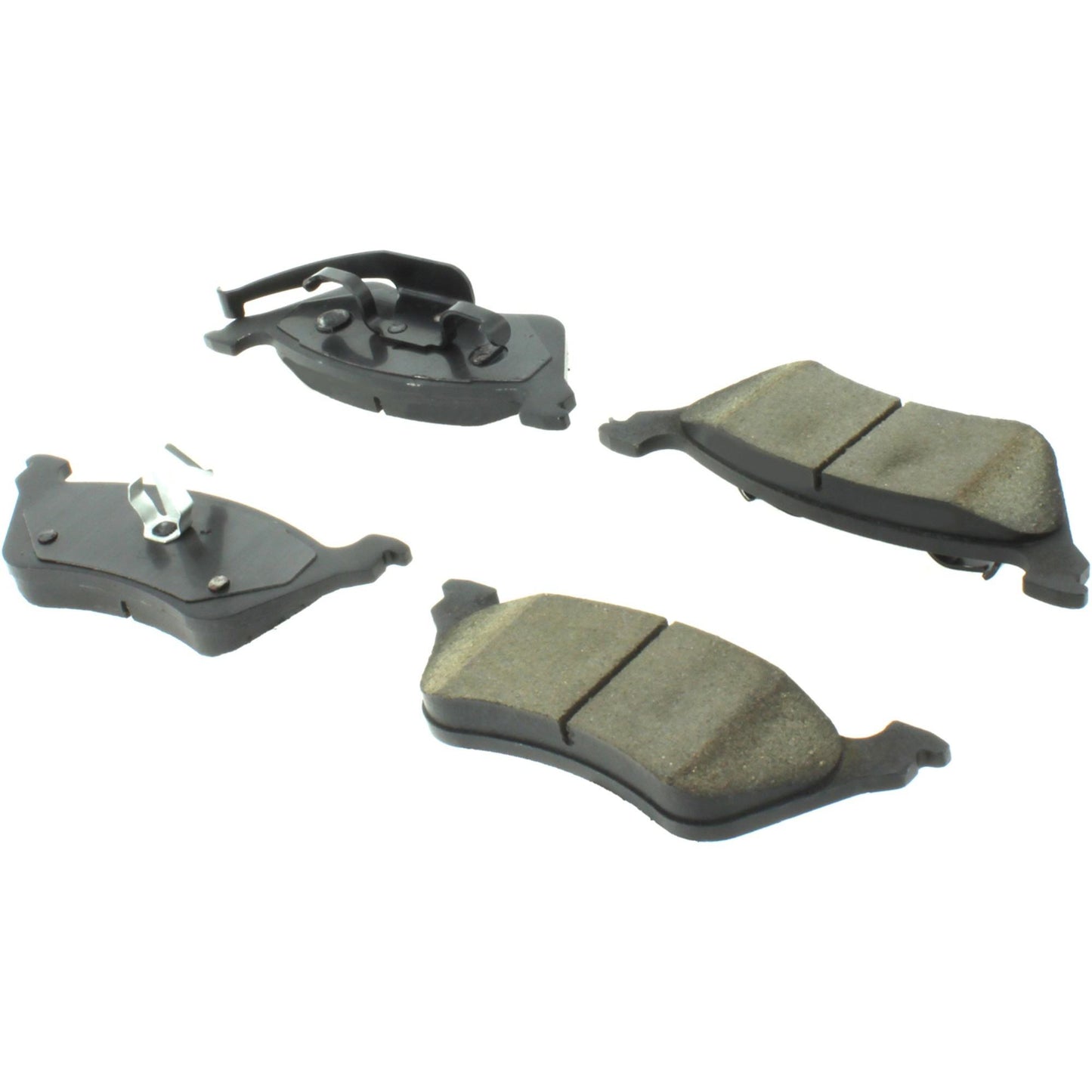 Centric Parts Disc Brake Pad Set Premium Semi-Metallic with Shims for 2001-2008 Chrysler Town & Country, Dodge Caravan 300.08580