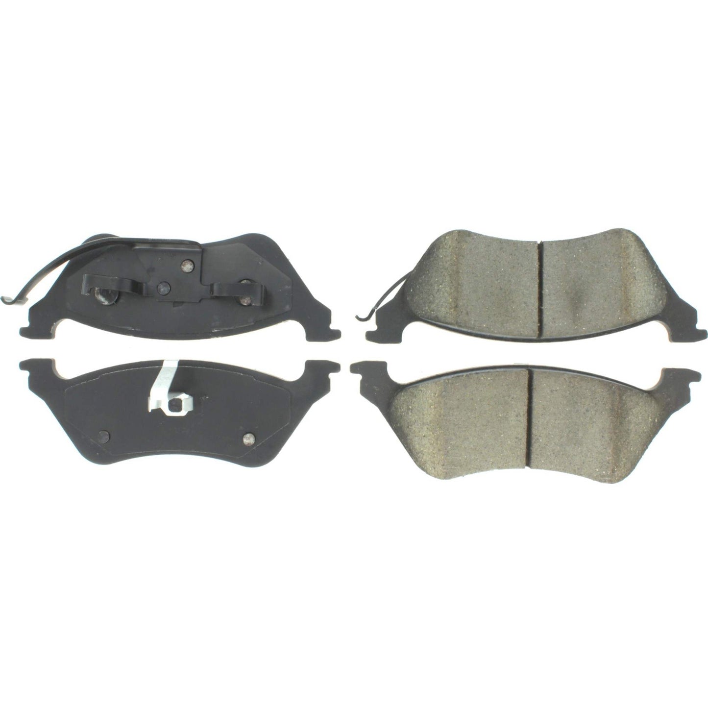 Centric Parts Disc Brake Pad Set Premium Semi-Metallic with Shims for 2001-2008 Chrysler Town & Country, Dodge Caravan 300.08580