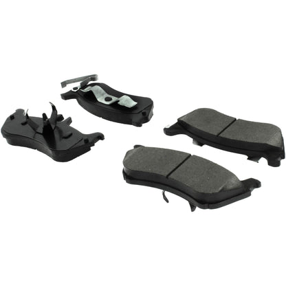 Centric Parts Disc Brake Pad Set Premium Semi-Metallic with Shims and Hardware 300.08750