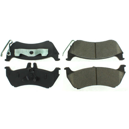 Centric Parts Disc Brake Pad Set Premium Semi-Metallic with Shims and Hardware 300.08750