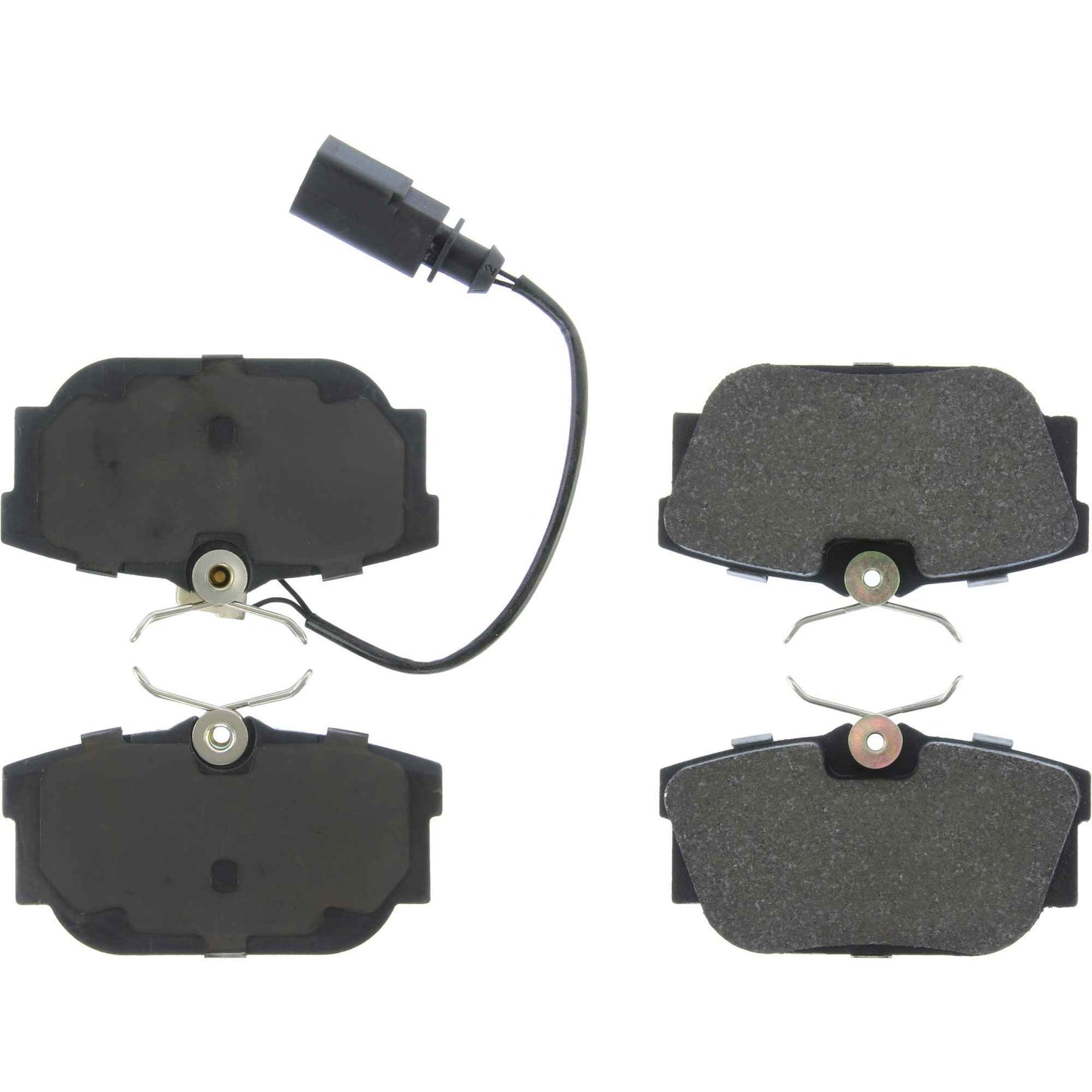 Centric Parts Disc Brake Pad Set Premium Semi-Metallic with Shims and Hardware for 2008-2002 Volkswagen EuroVan 300.08771