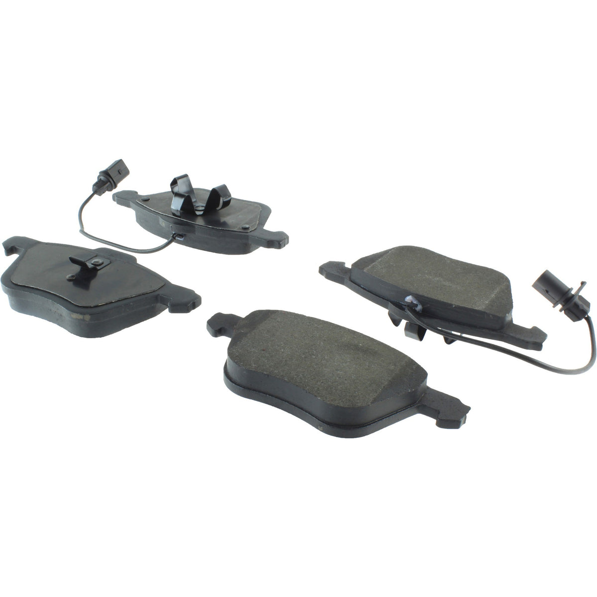 Centric Parts Disc Brake Pad Set Premium Semi-Metallic with Shims for 2002-2008 Seat Alhambra, 2001-2003 Volkswagen EuroVan, 2002-2008 Sharan 300.08800