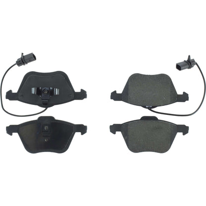 Centric Parts Disc Brake Pad Set Premium Semi-Metallic with Shims for 2002-2008 Seat Alhambra, 2001-2003 Volkswagen EuroVan, 2002-2008 Sharan 300.08800