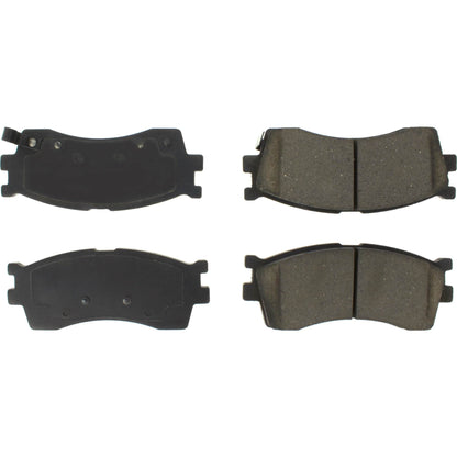 Centric Parts Disc Brake Pad Set Premium Semi-Metallic with Shims and Hardware for 2001-2005 Kia Rio Sephia Spectra 300.08890