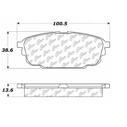 Stoptech Centric Centric Premium Brake Pads 300.08920