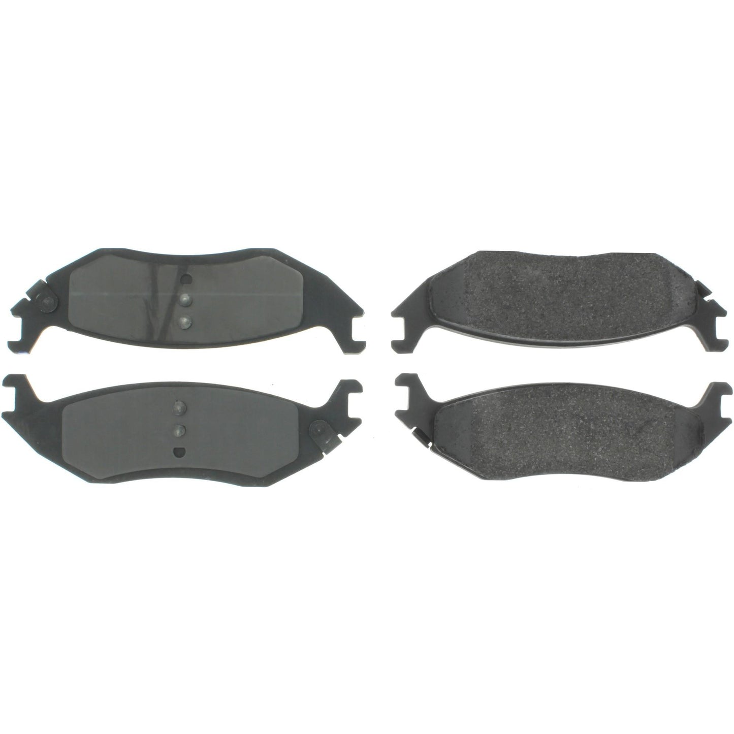 Centric Parts Disc Brake Pad Set Premium Semi-Metallic with Shims for 2009-2010 Dodge Dakota, Ram 1500 300.08980
