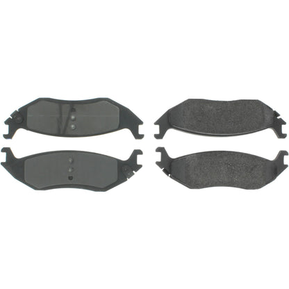 Centric Parts Disc Brake Pad Set Premium Semi-Metallic with Shims for 2009-2010 Dodge Dakota, Ram 1500 300.08980