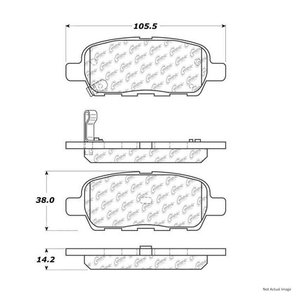 Centric Parts Disc Brake Pad Set 300.09050