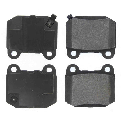 Centric Parts Disc Brake Pad Set Premium Semi-Metallic with Shims for 2001-2004 Ford Mondeo Jaguar X-Type 300.09110