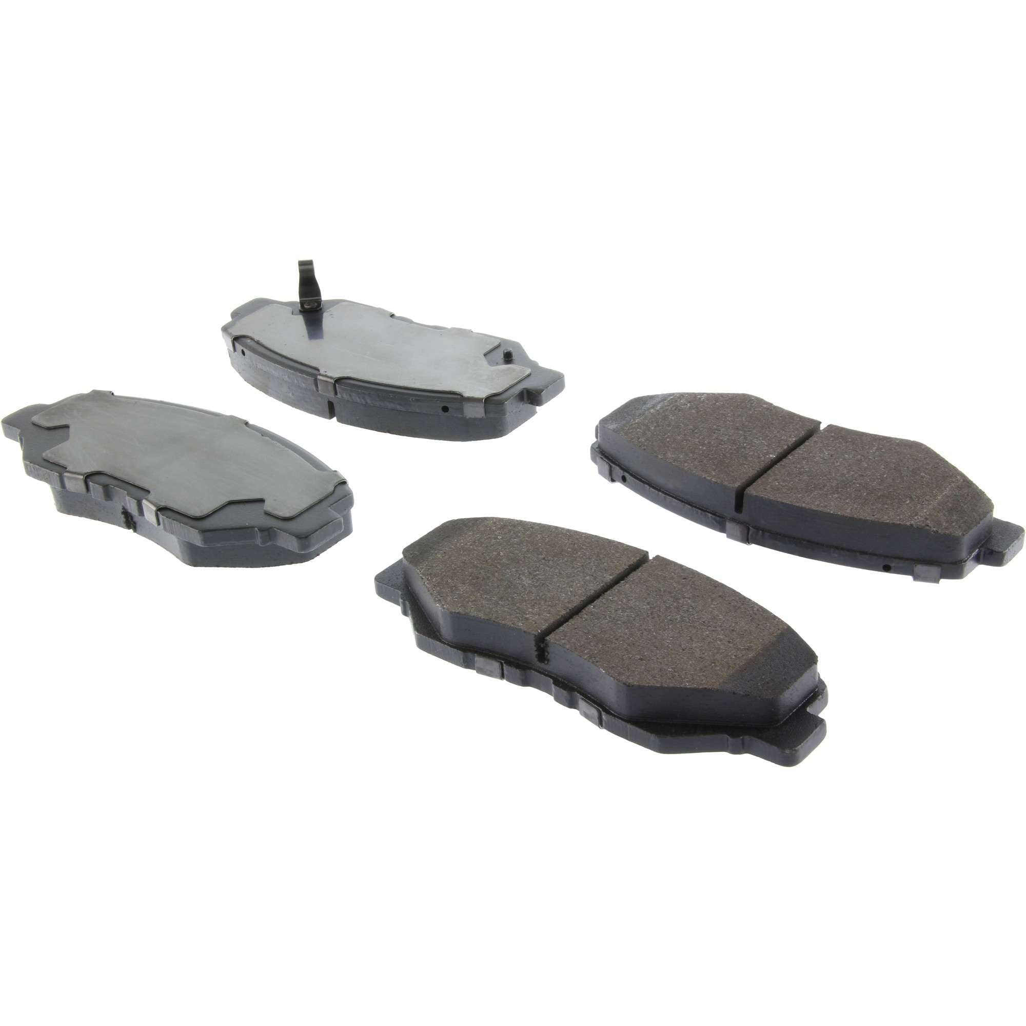 StopTech Premium Semi-Metallic Brake Pads with Shims and Hardware 300.09142