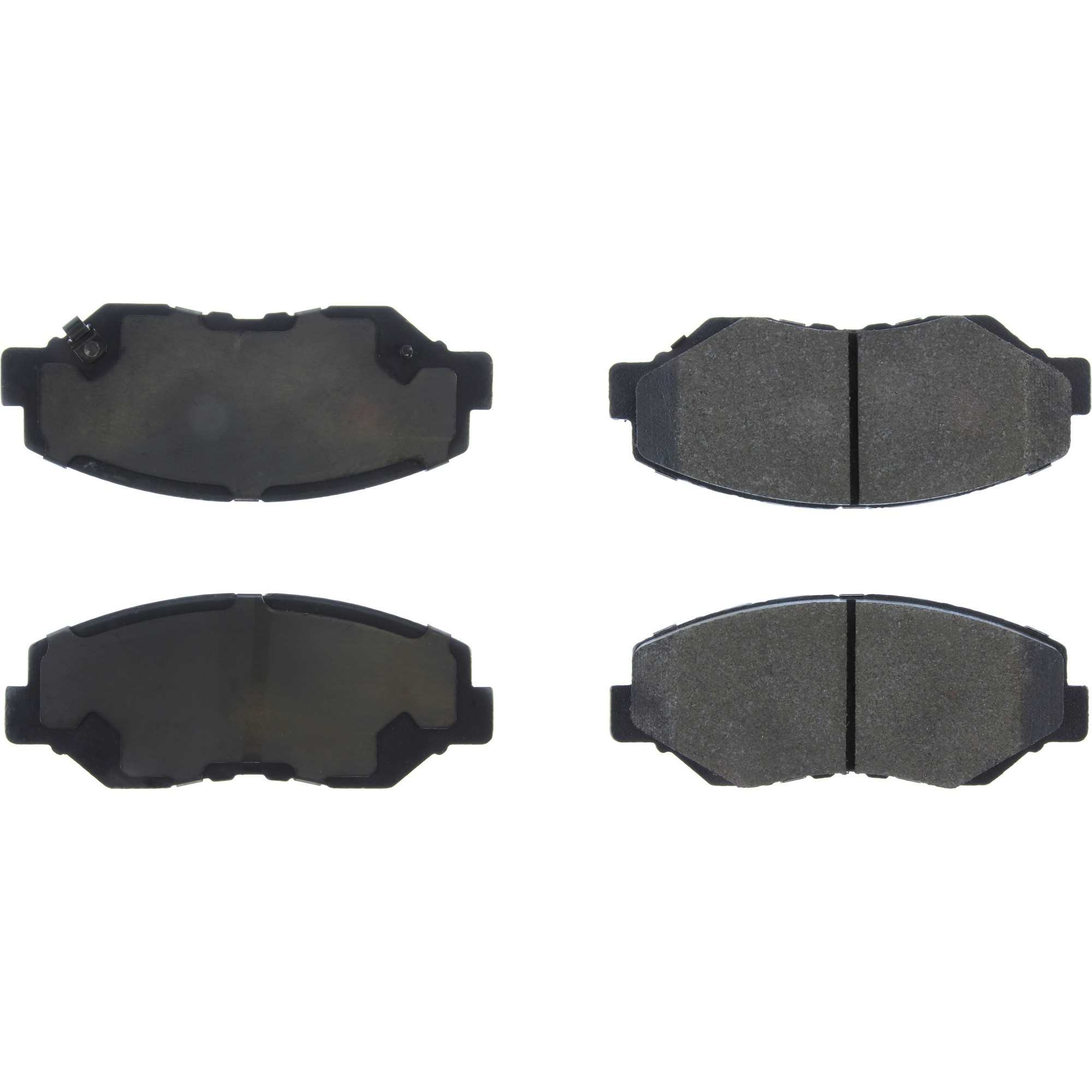 StopTech Premium Semi-Metallic Brake Pads with Shims and Hardware 300.09142