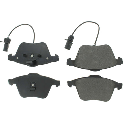 Centric Parts Disc Brake Pad Set Premium Semi-Metallic with Shims and Hardware for 2001-2015 Audi A4/A6/S4/Seat Exeo