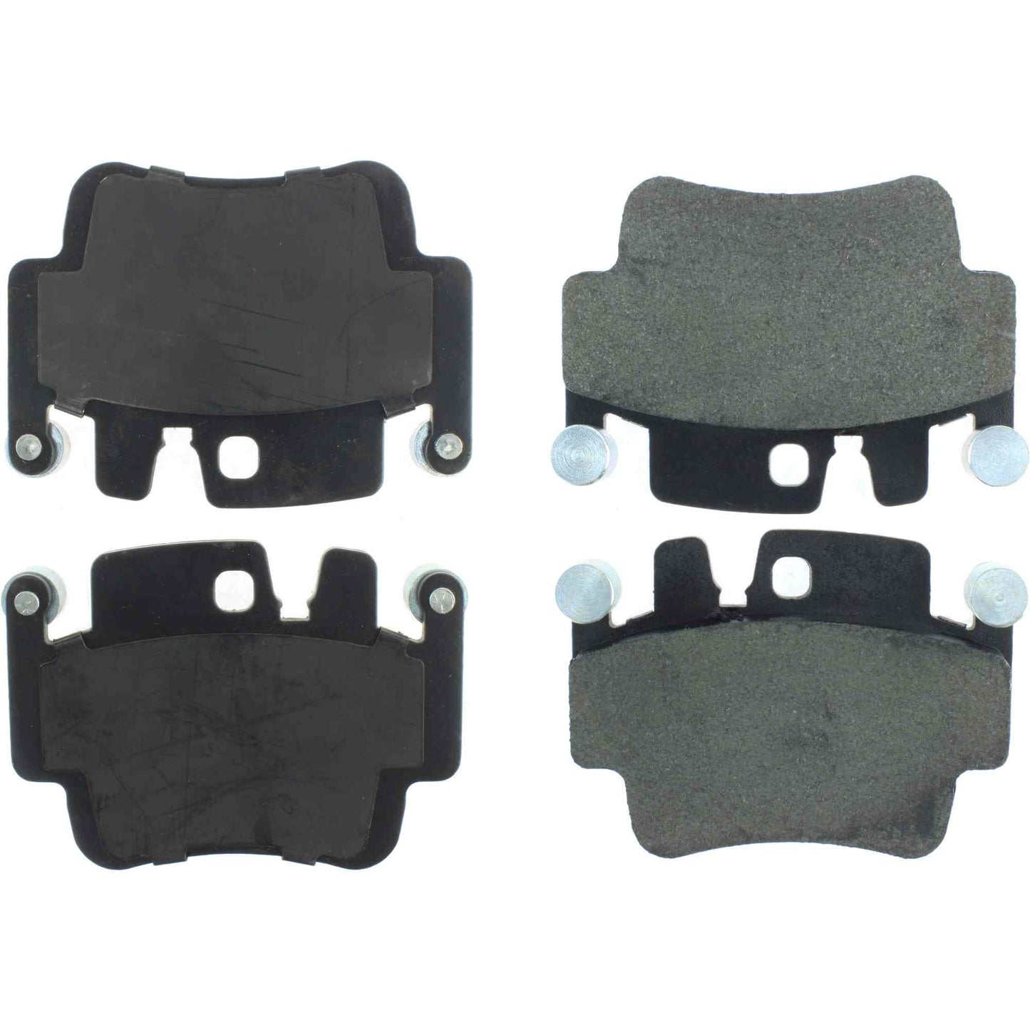 Centric Parts Disc Brake Pad Set Premium Semi-Metallic with Shims and Hardware for Porsche 911 2005-1999 Boxster 2007-2000 Carrera GT 2006-2005 Cayman 2007-2006 300.09170