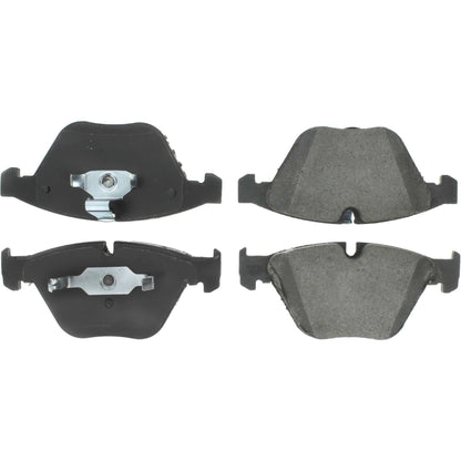 Centric Parts Disc Brake Pad Set Premium Semi-Metallic with Shims for BMW 335 Series 2009-2013 300.09181