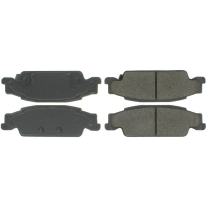 Centric Parts Disc Brake Pad Set Premium Ceramic with High Performance Shims 300.09220