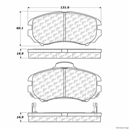 Stoptech Centric Centric Premium Brake Pads 300.09240