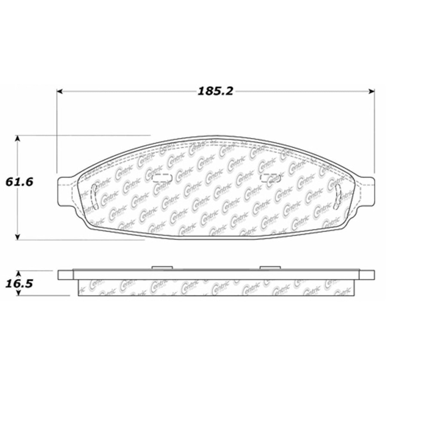 Centric Parts Disc Brake Pad Set 300.09310