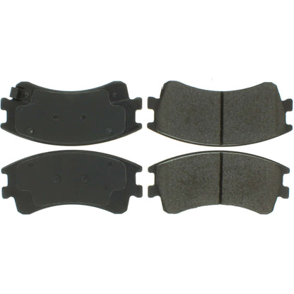 Centric Parts Disc Brake Pad Set Premium Semi-Metallic with Shims and Hardware for 2003-2005 Mazda 6 300.09570
