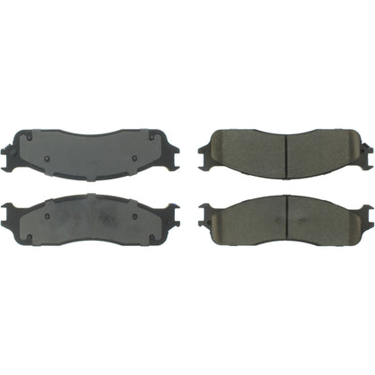 Centric Parts Disc Brake Pad Set Premium Semi-Metallic with Shims and Hardware 300.09650