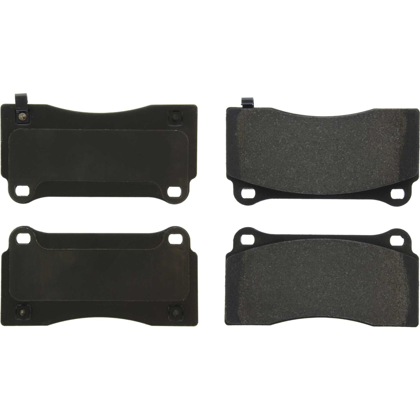 Stoptech Centric Premium Semi-Metallic Brake Pads w/Shims & Hardware - Front/Rear 300.09680