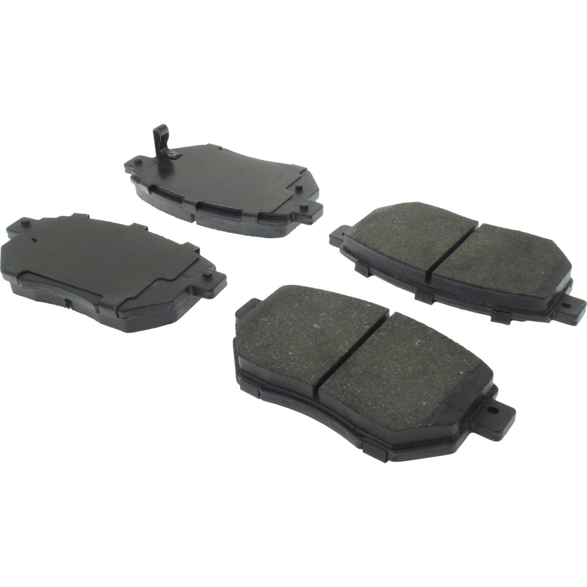 StopTech Premium Semi-Metallic Brake Pads with Shims and Hardware 300.09691