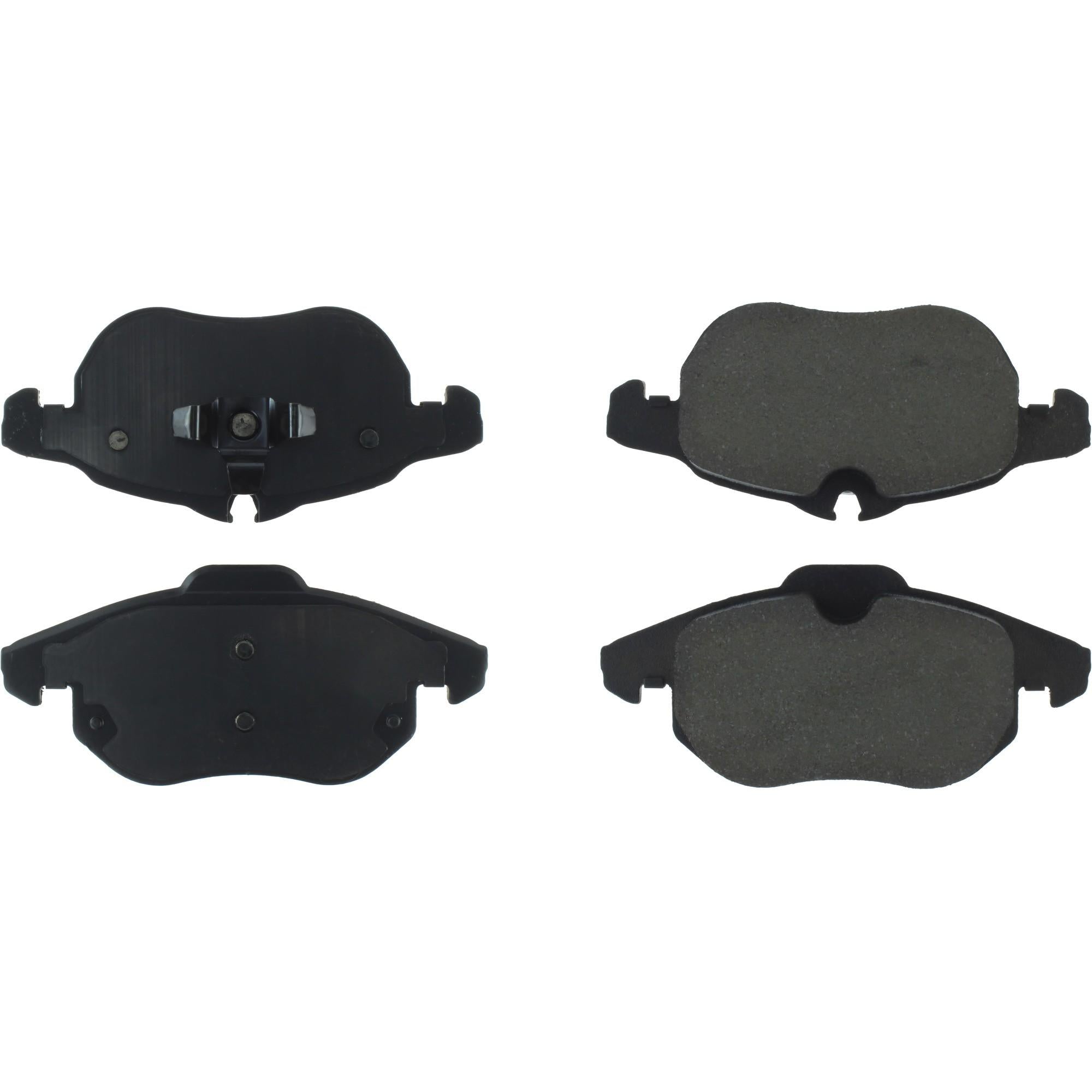 StopTech Premium Semi-Metallic Brake Pads with Shims and Hardware 300.09722