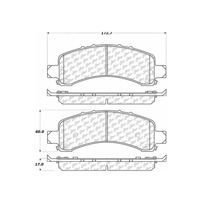 Centric Parts Disc Brake Pad Set 300.09741