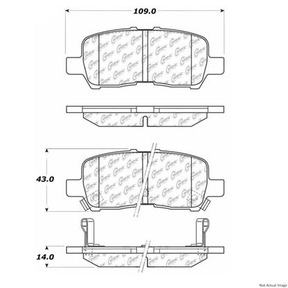 Centric Parts Disc Brake Pad Set 300.09990