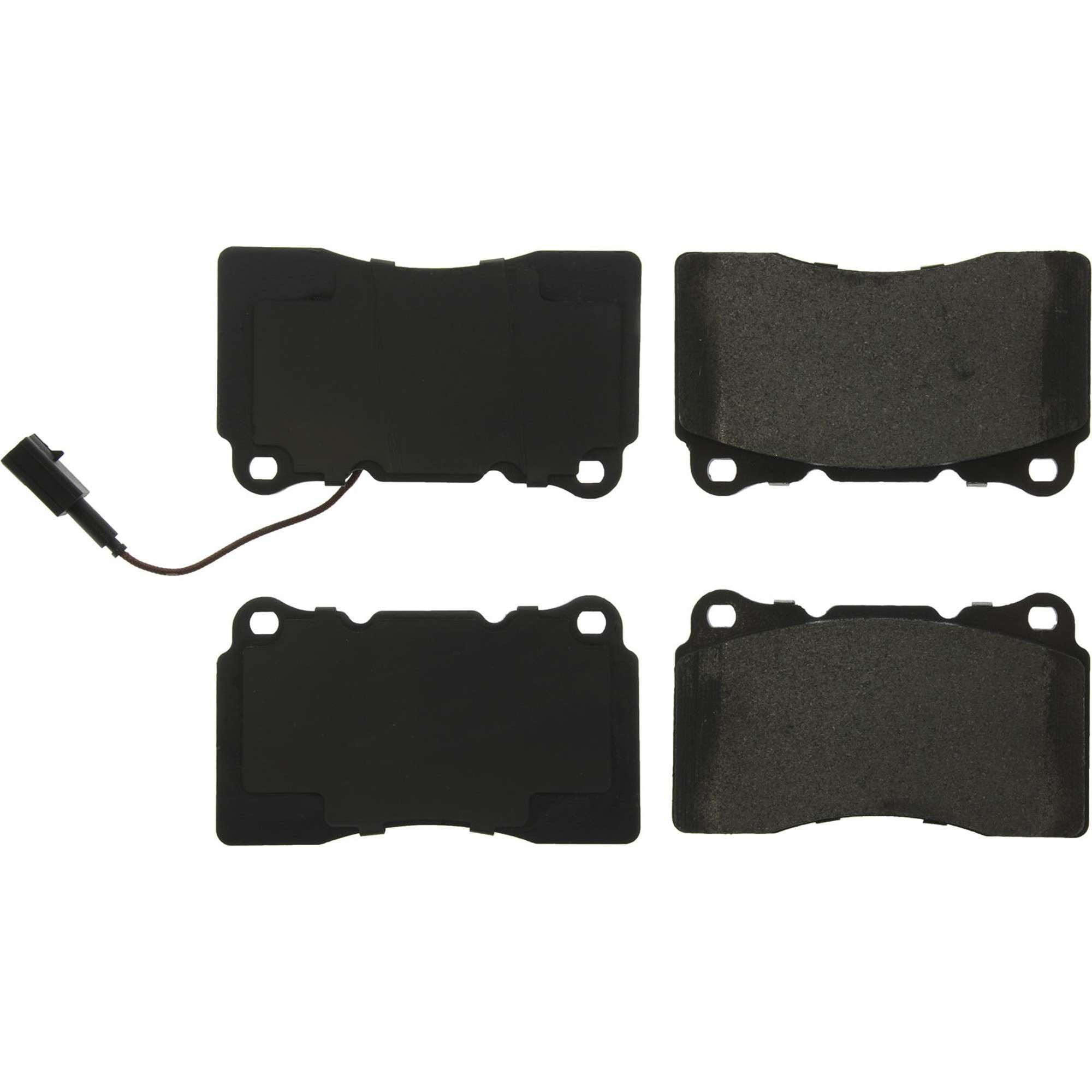 StopTech Premium Semi-Metallic Brake Pads with Shims 300.10160