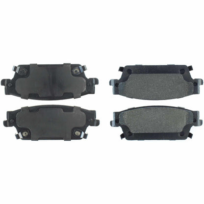 Centric Parts Premium Semi-Metallic Brake Pads with Shims and Hardware 300.10200