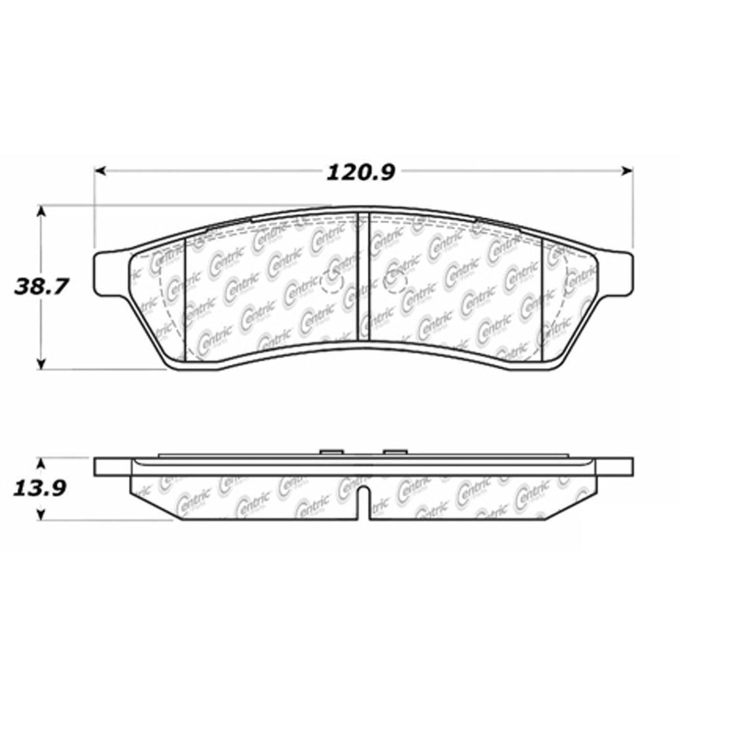 Centric Parts Disc Brake Pad Set 300.10300