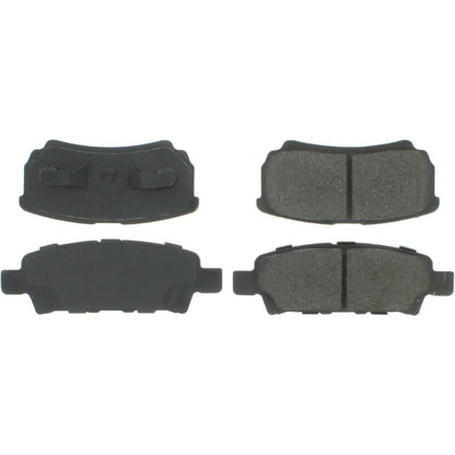 Centric Parts Disc Brake Pad Set Premium Semi-Metallic with Shims for 2007-2017 Chrysler Sebring Dodge Avenger Caliber Jeep Compass Patriot Mitsubishi Lancer Outlander 300.10370