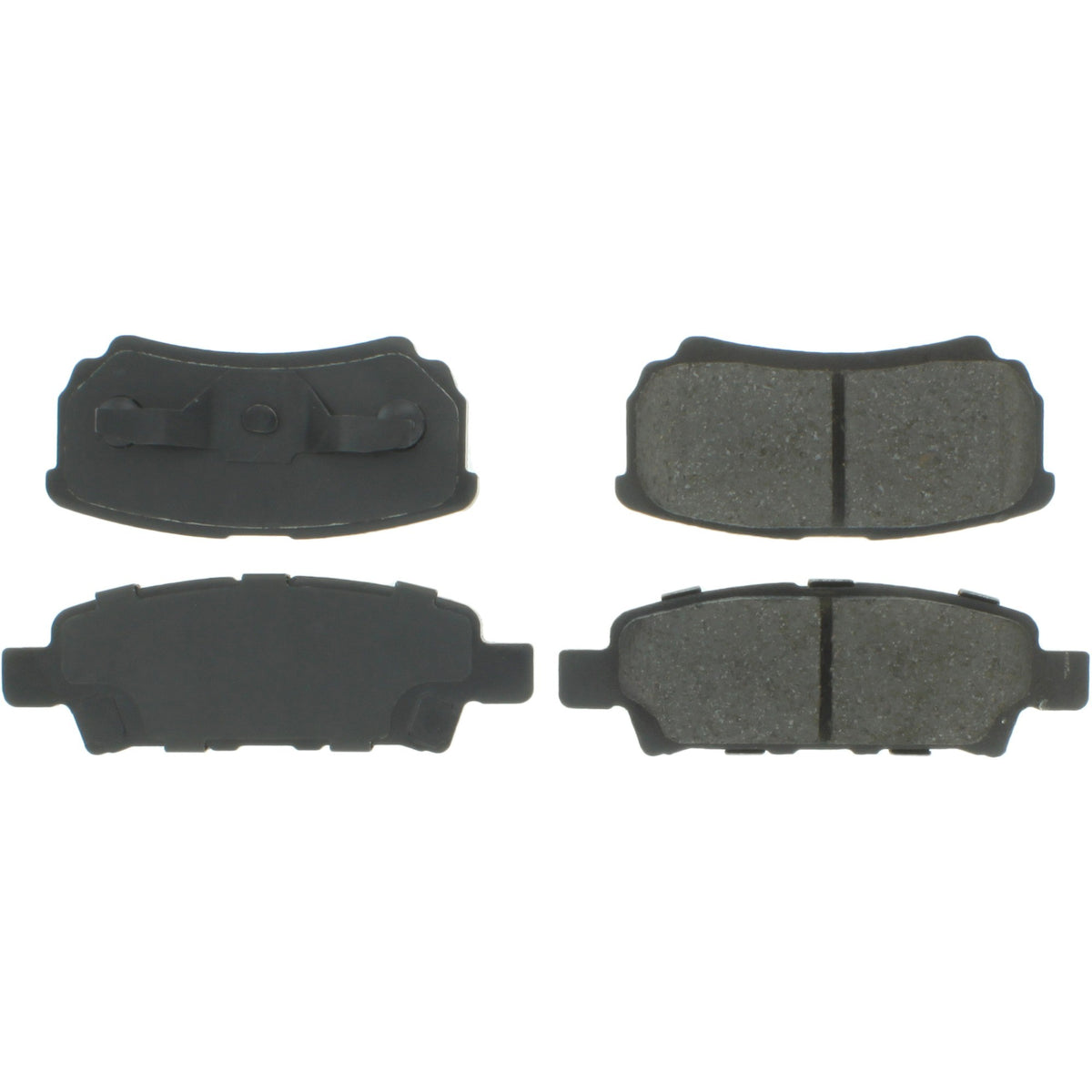 Centric Parts Disc Brake Pad Set Premium Semi-Metallic with Shims for 2007-2017 Chrysler Sebring Dodge Avenger Caliber Jeep Compass Patriot Mitsubishi Lancer Outlander 300.10370