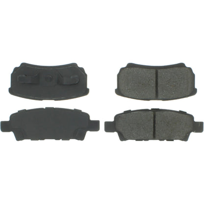 Centric Parts Disc Brake Pad Set Premium Semi-Metallic with Shims for 2007-2017 Chrysler Sebring Dodge Avenger Caliber Jeep Compass Patriot Mitsubishi Lancer Outlander 300.10370