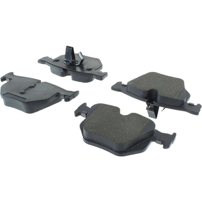 Centric Parts Disc Brake Pad Set Premium Semi-Metallic with Shims and Hardware for BMW 525i/530i 2008-2010, X5 2007-2018, X6 2010-2019 300.10420