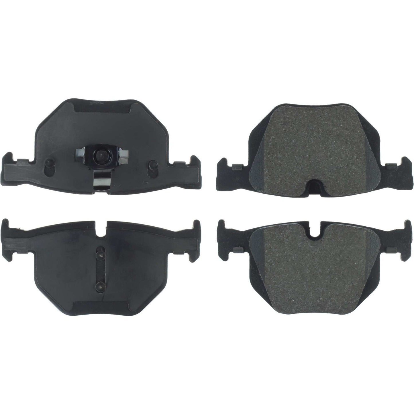 Centric Parts Disc Brake Pad Set Premium Semi-Metallic with Shims and Hardware for BMW 525i/530i 2008-2010, X5 2007-2018, X6 2010-2019 300.10420
