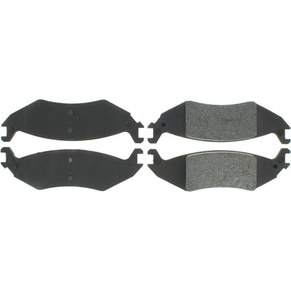 Centric Parts Disc Brake Pad Set with High Performance Shims for Passenger Cars and Light Duty Trucks 300.10460