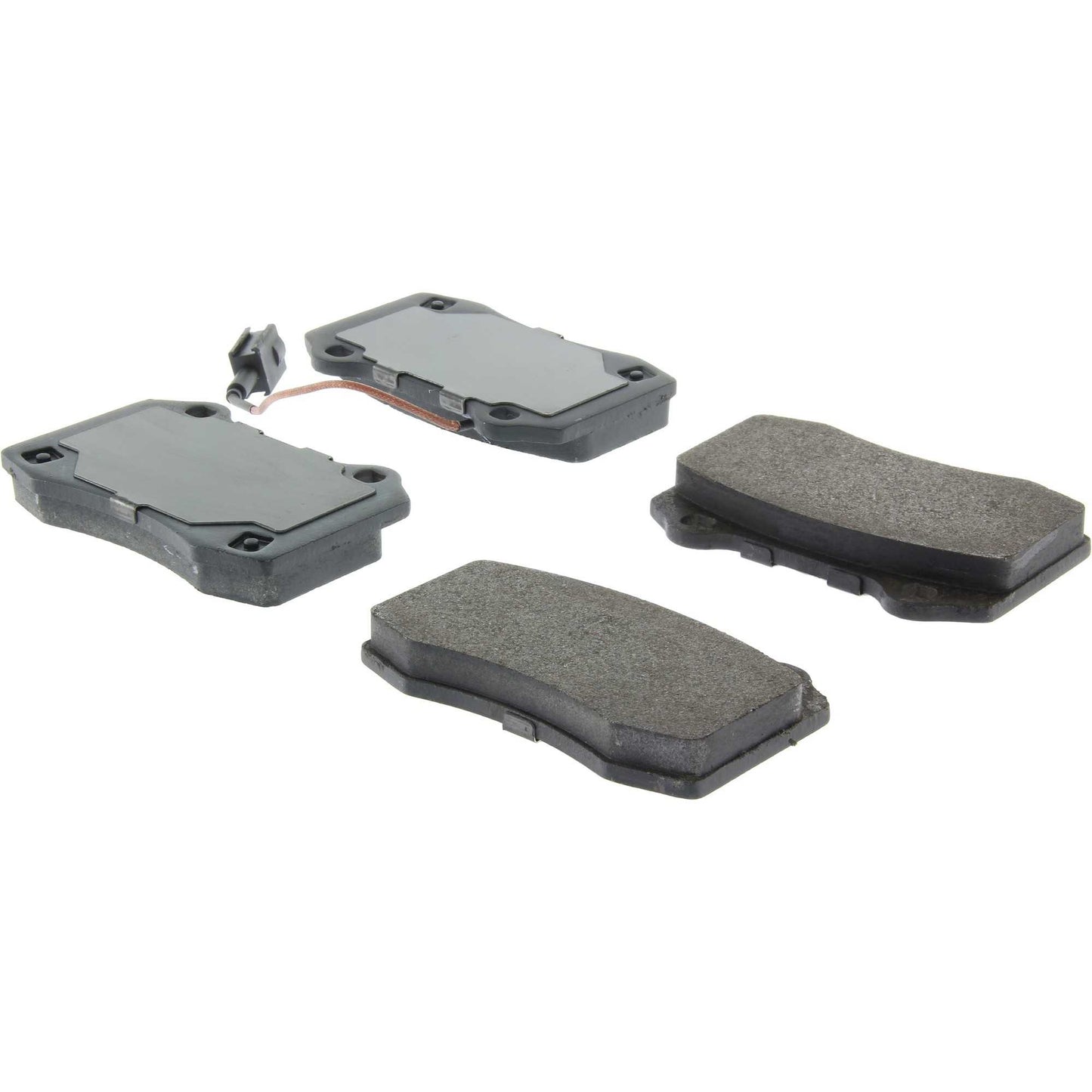 Centric Parts Disc Brake Pad Set Premium Semi-Metallic with Shims for Maserati Ghibli 2014-2019 Quattroporte 2014-2017 300.10532